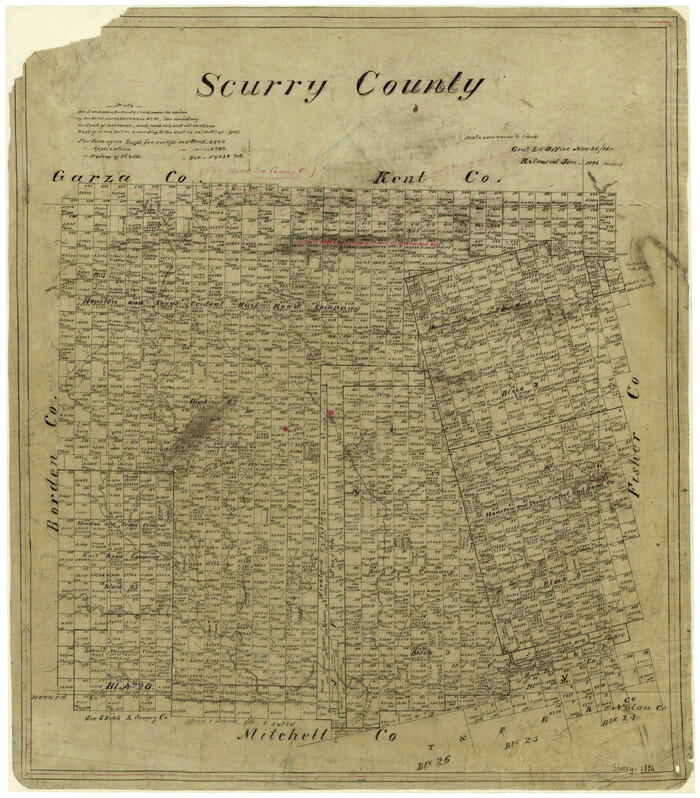 4022, Scurry County, General Map Collection