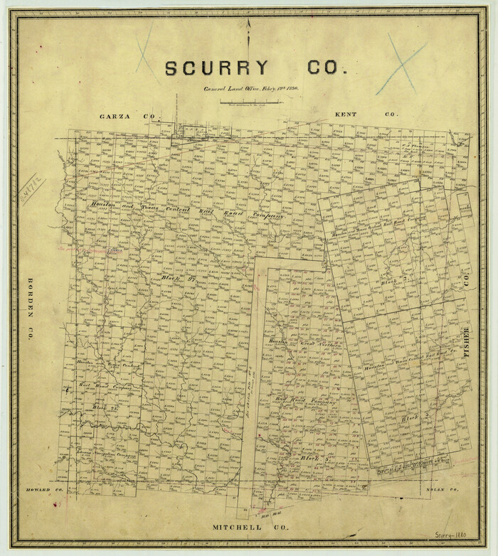 4023, Scurry County, General Map Collection