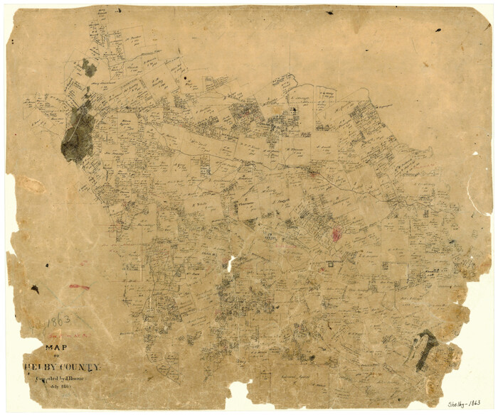 4031, Map of Shelby County, General Map Collection