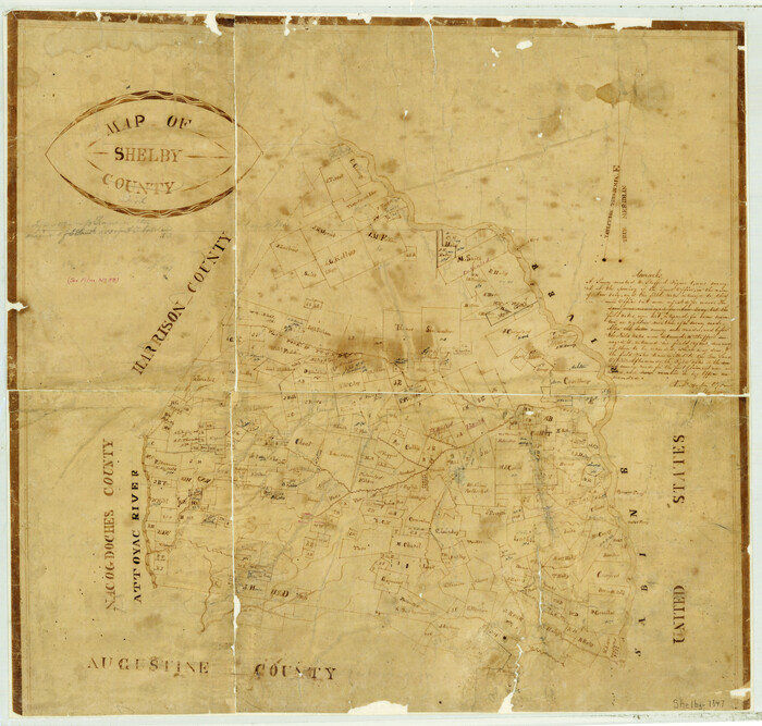 4032, Map of Shelby County, General Map Collection