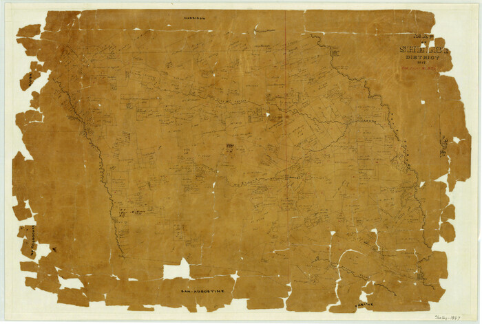 4033, Map of Shelby District, General Map Collection