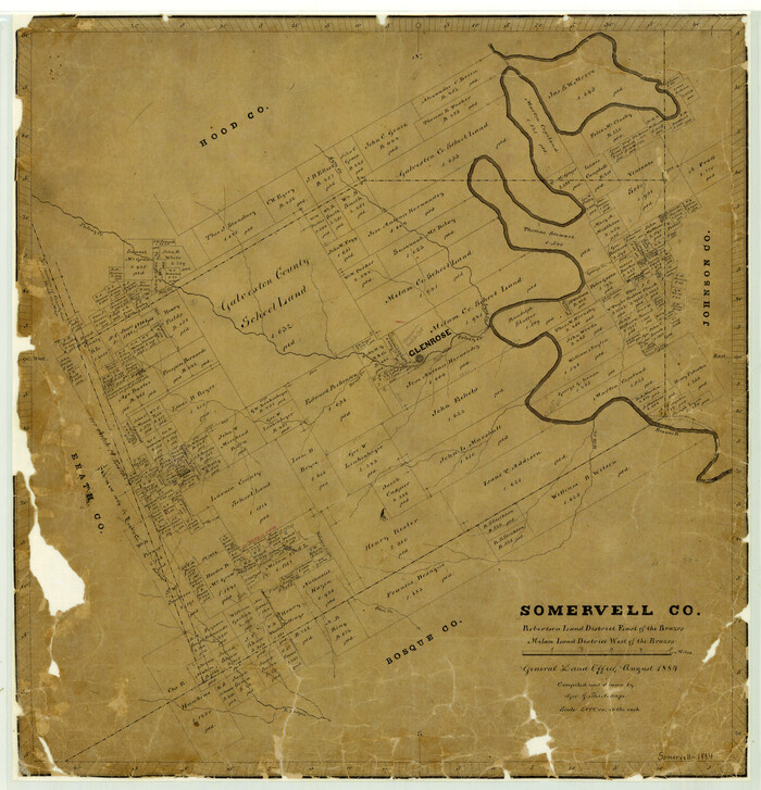 4042, Somervell County, General Map Collection