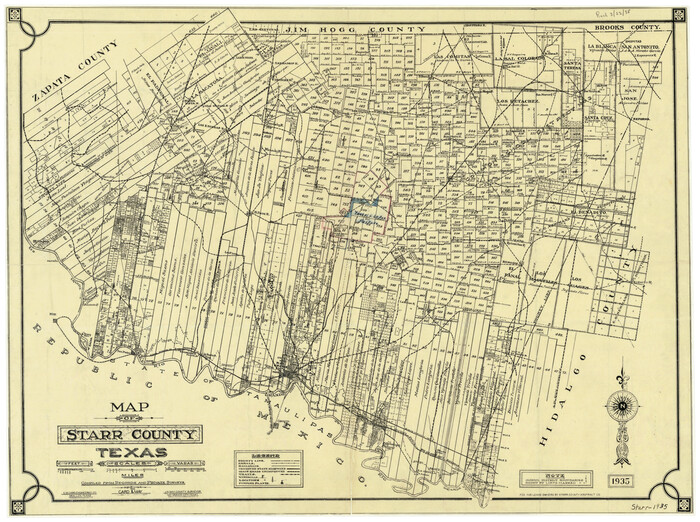 4047, Map of Starr County Texas, General Map Collection