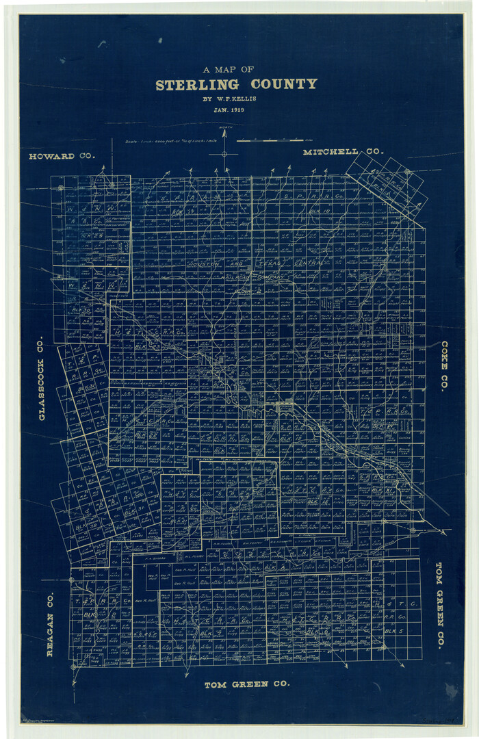 4054, A Map of Sterling County, General Map Collection