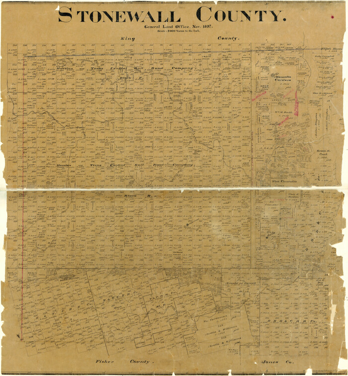 4057, Stonewall County, General Map Collection
