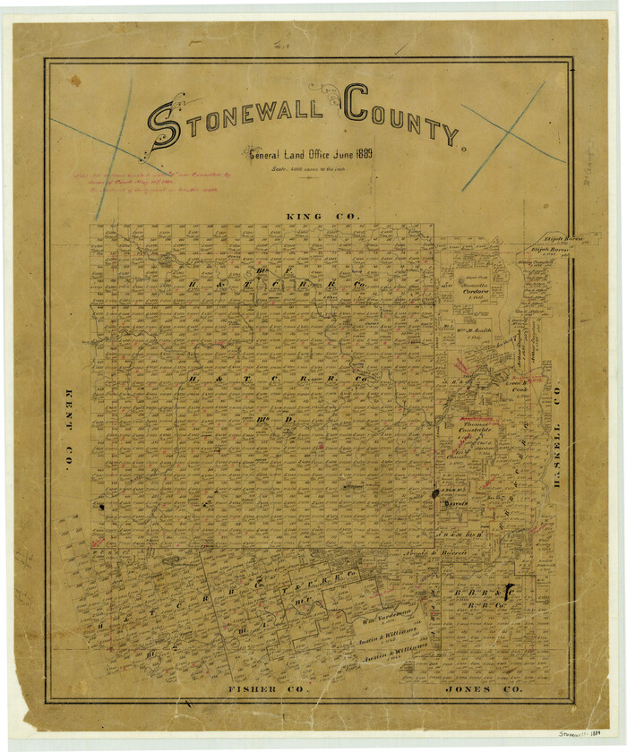 4060, Stonewall County, General Map Collection