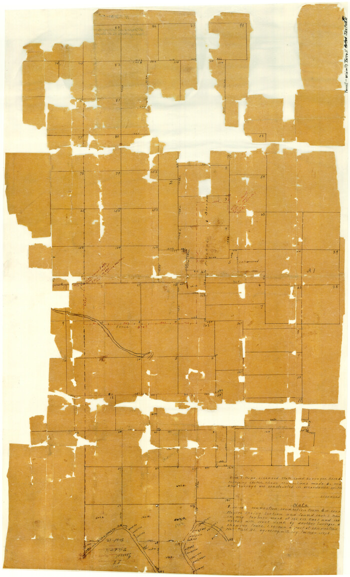 4074, [Map of Terrell County], General Map Collection
