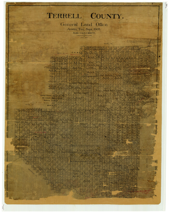 4075, Terrell County, General Map Collection