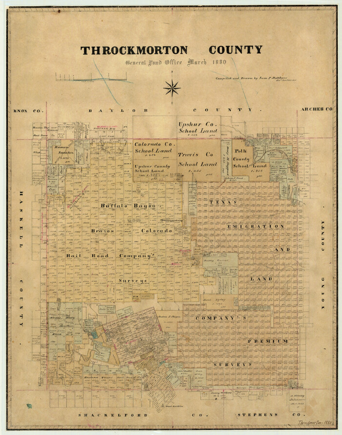 4079, Throckmorton County, General Map Collection