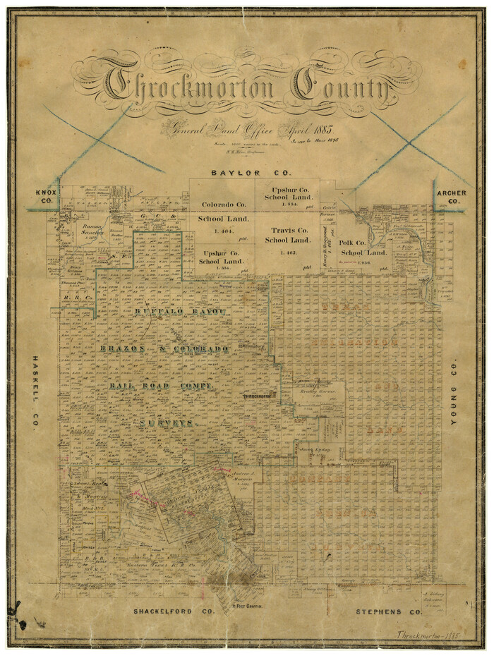 4080, Throckmorton County, General Map Collection