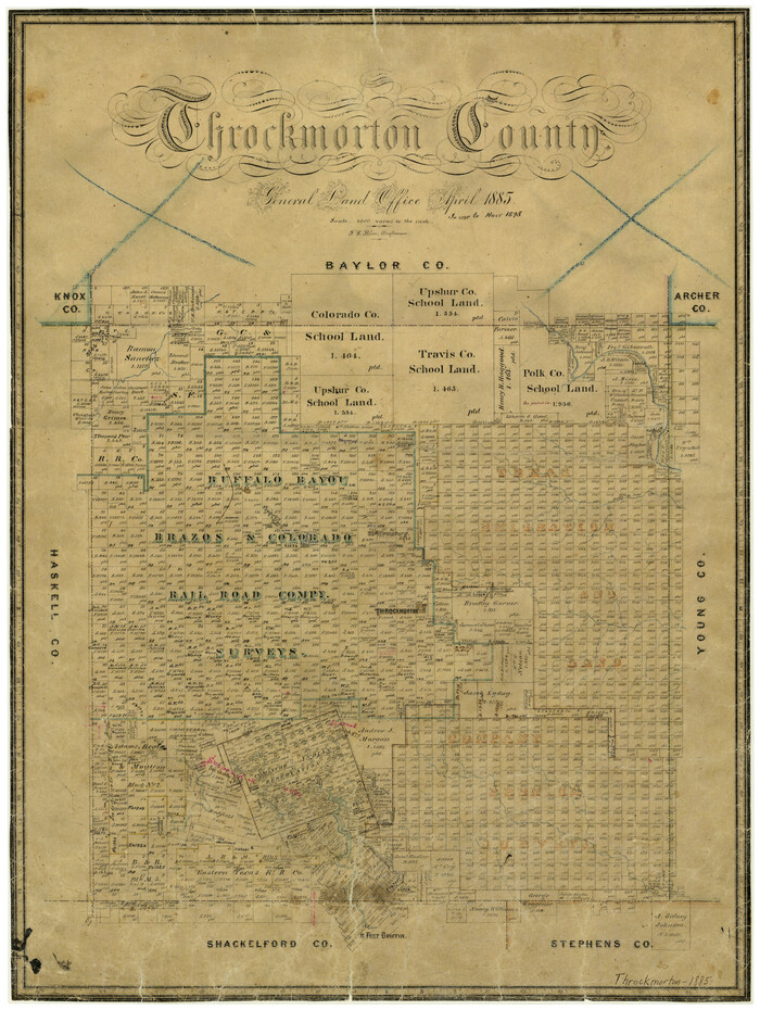4080, Throckmorton County, General Map Collection