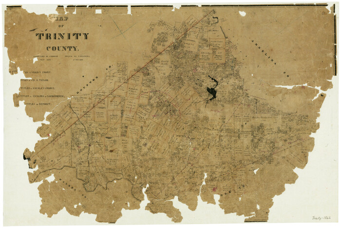 4096, Map of Trinity County, General Map Collection