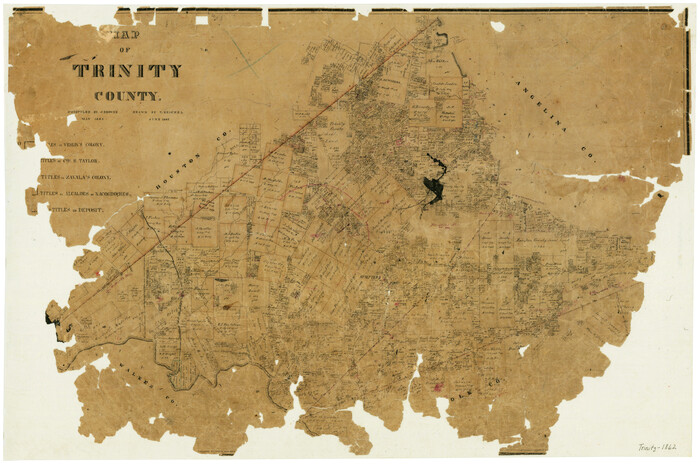 4096, Map of Trinity County, General Map Collection