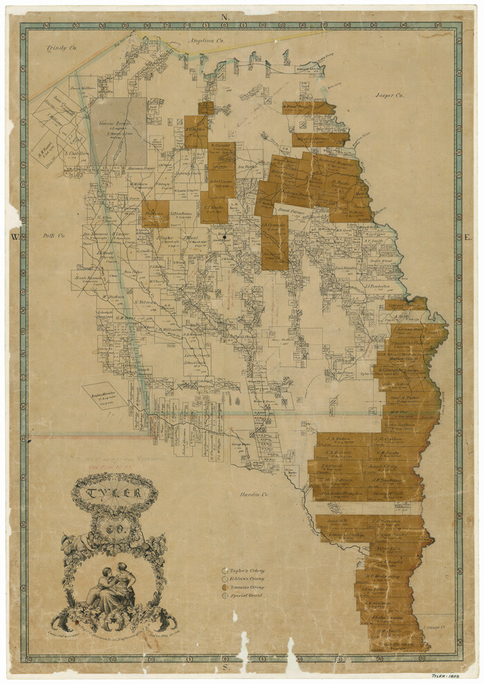 4098, Tyler Co., General Map Collection