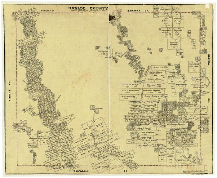 4105, Uvalde County, General Map Collection