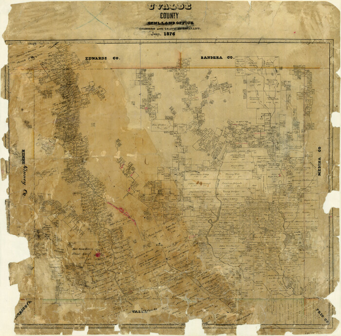 4107, Uvalde County, General Map Collection

