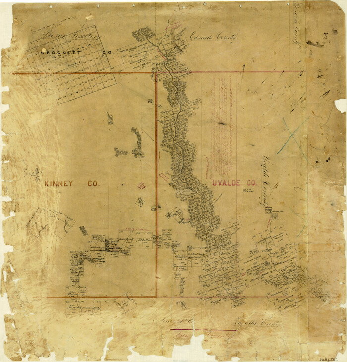 4108, [Map of Uvalde County], General Map Collection
