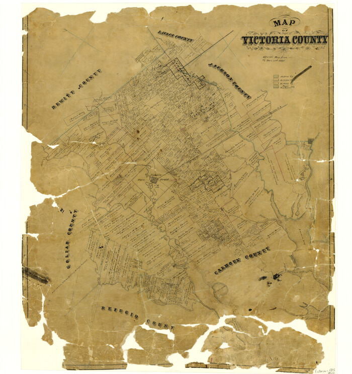 4117, Map of Victoria County, General Map Collection