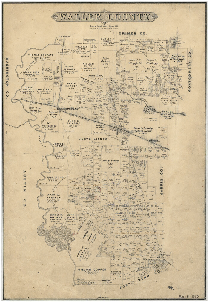 4121, Waller County, General Map Collection
