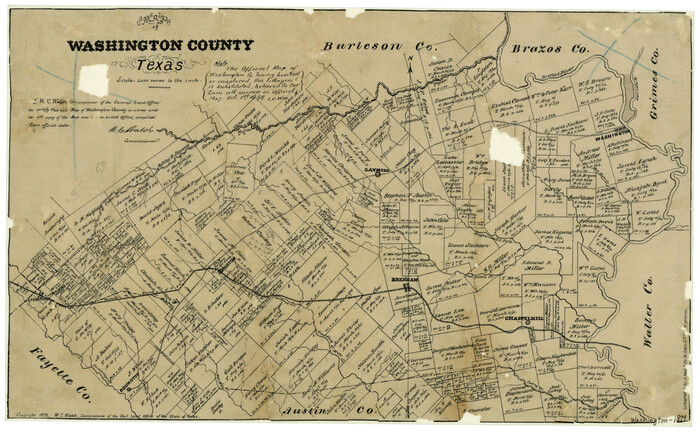 4124, Washington County Texas, General Map Collection
