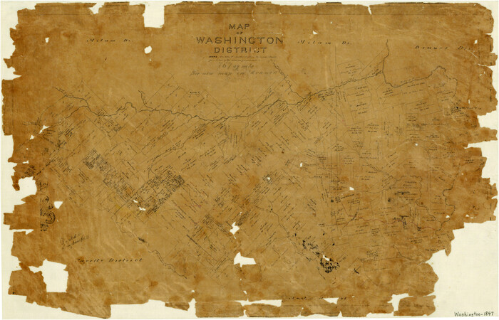 4125, Map of Washington District, General Map Collection
