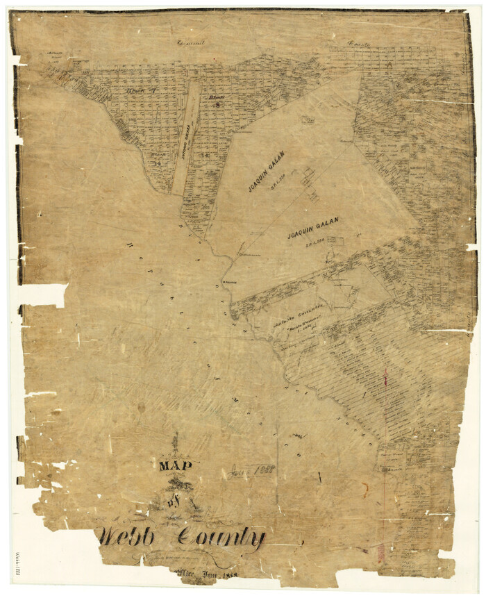 4128, Map of Webb County, General Map Collection