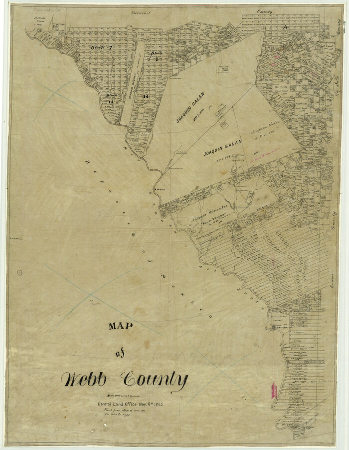 4132, Map of Webb County, General Map Collection
