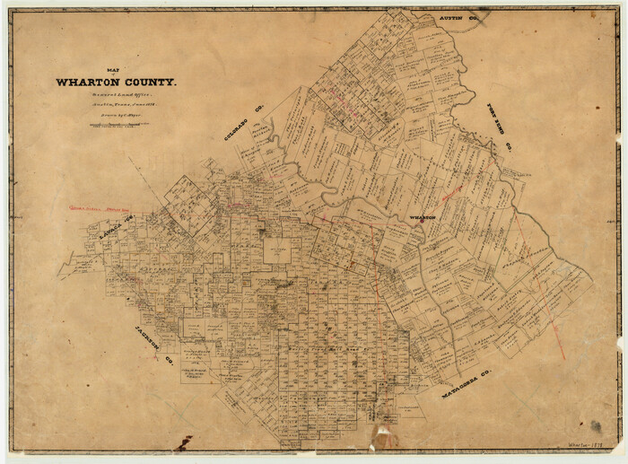 4134, Map of Wharton County, General Map Collection