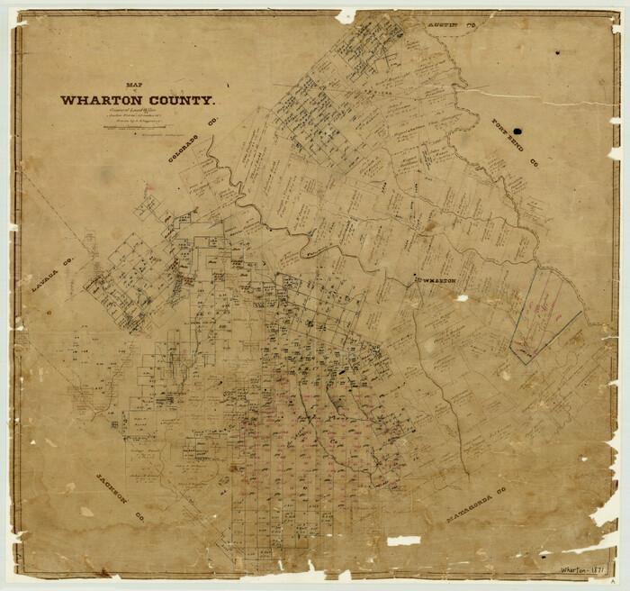 4135, Map of Wharton County, General Map Collection
