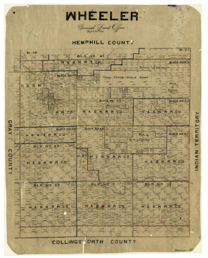 4139, Wheeler, General Map Collection