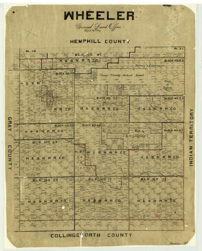 4139, Wheeler, General Map Collection