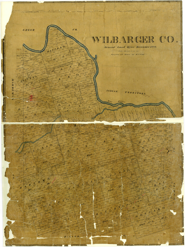 4145, Wilbarger Co., General Map Collection
