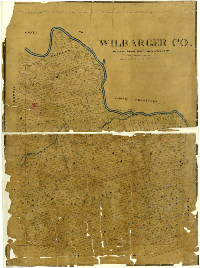 4145, Wilbarger Co., General Map Collection