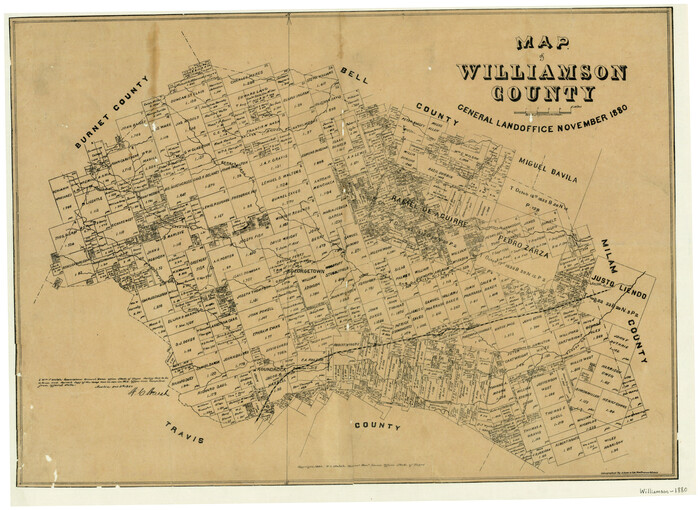 4148, Map of Williamson County, General Map Collection