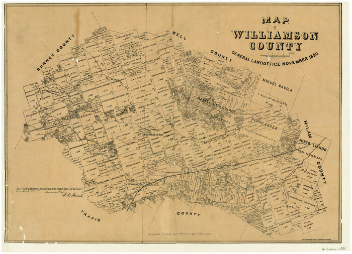 4148, Map of Williamson County, General Map Collection