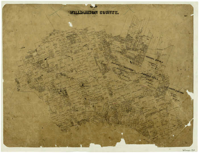 4150, Map of Williamson County, General Map Collection