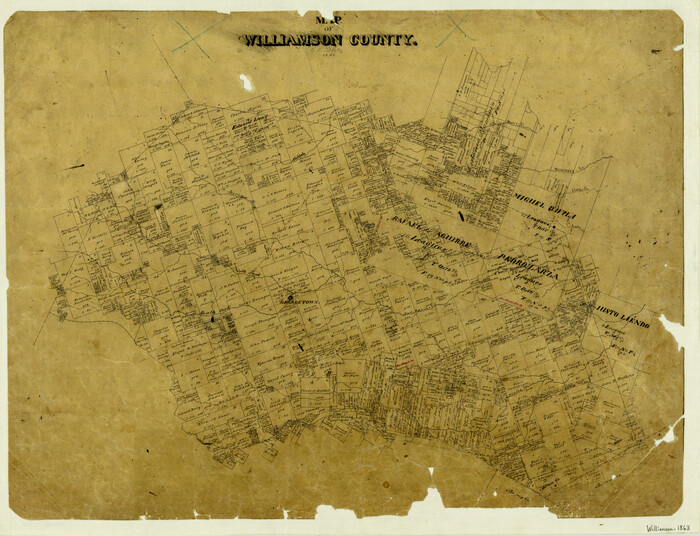 4150, Map of Williamson County, General Map Collection