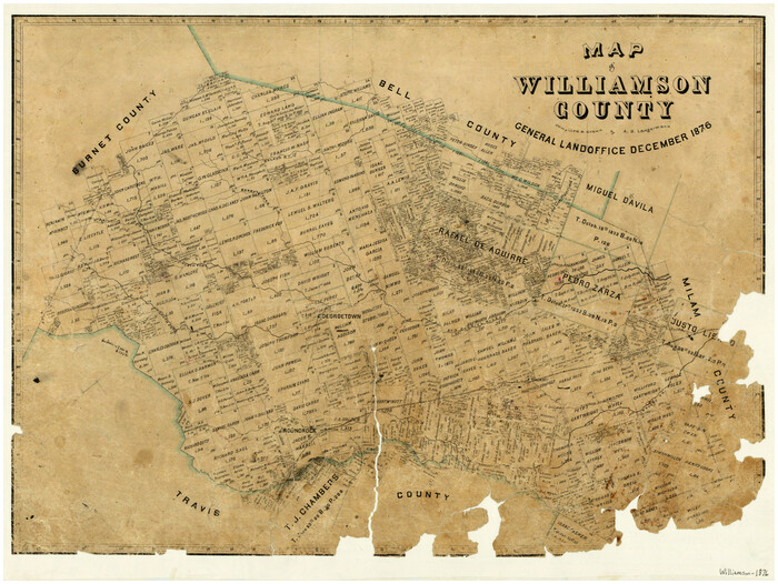 4152, Map of Williamson County, General Map Collection