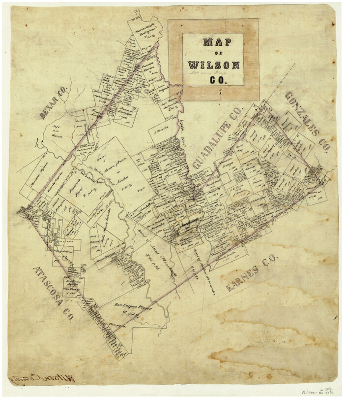 4154, Map of Wilson County, General Map Collection