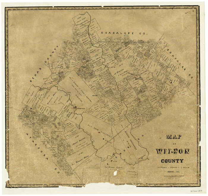 4157, Map of Wilson County, General Map Collection