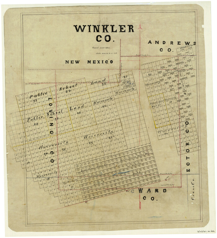4159, Winkler County, General Map Collection