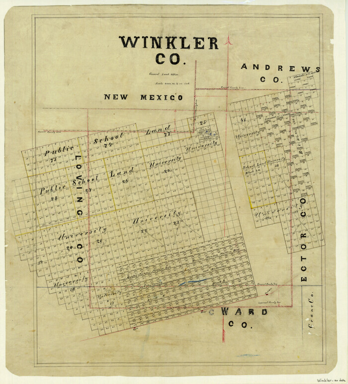 4159, Winkler County, General Map Collection