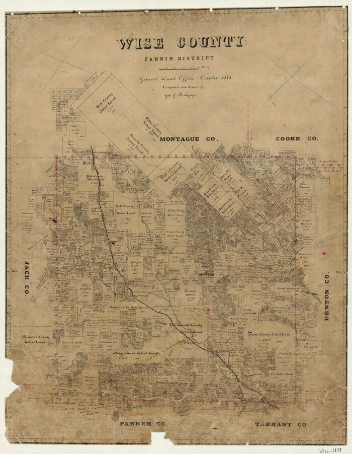 4164, Wise County Fannin District, General Map Collection