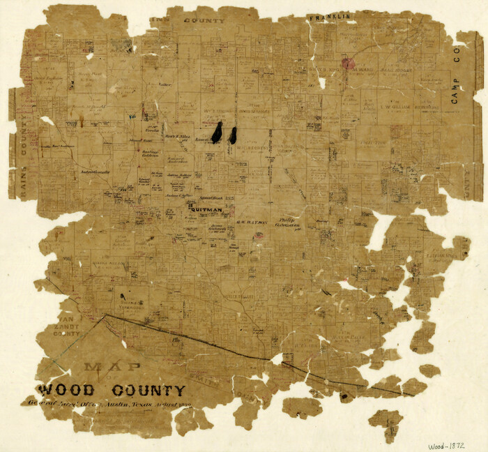 4167, Map of Wood County, General Map Collection
