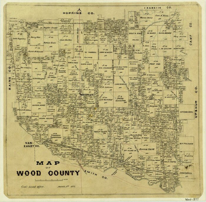 4168, Map of Wood County, General Map Collection