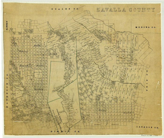 4179, Zavalla County, General Map Collection