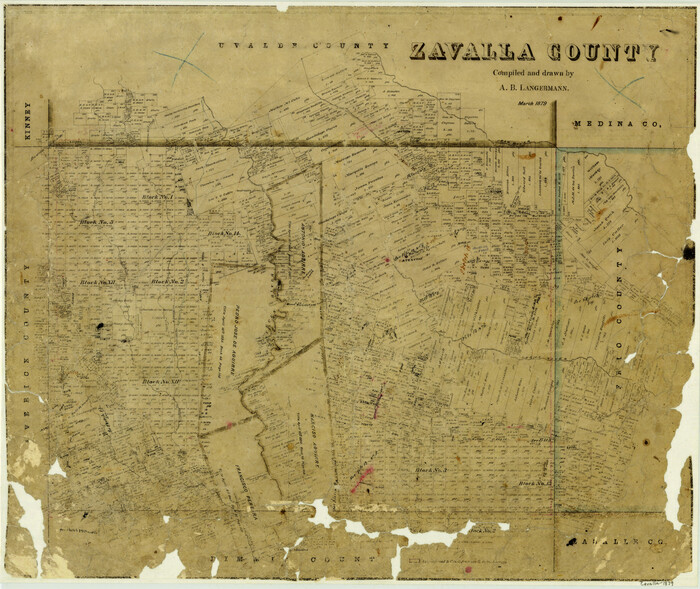 4182, Zavalla County, General Map Collection