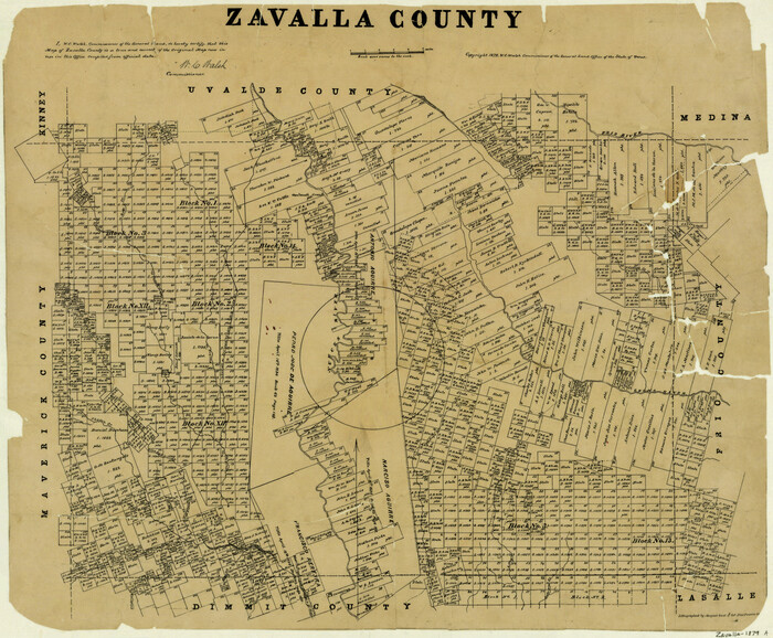 4183, Zavalla County, General Map Collection
