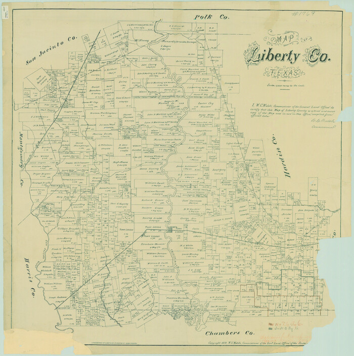 42994, Map of Liberty County Texas, General Map Collection