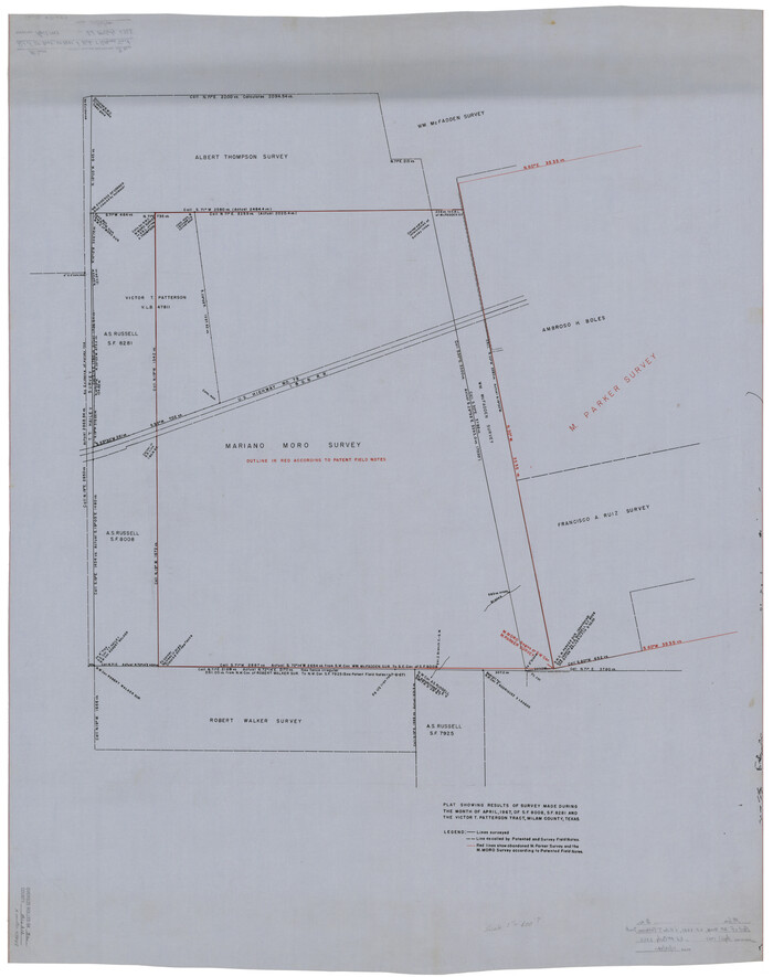 43048, Milam County Rolled Sketch 3A, General Map Collection